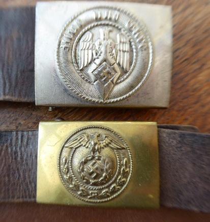 CHILDS HALF SIZE SA/DJ BELT AND BUCKLE.
