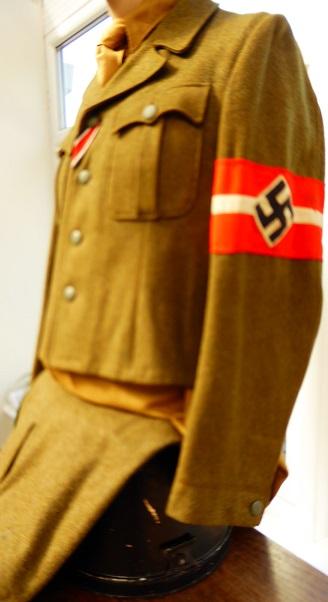 A RARE HJ LEADER UNISSUED SHORT BLOUSE AND HOSE.