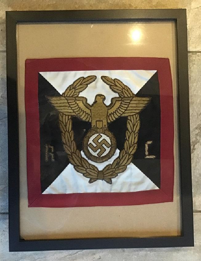 RARE REICHSLEITER CAR PENNANT.
