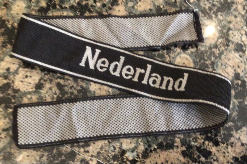 MINT NEDERLAND CUFF TITLE.