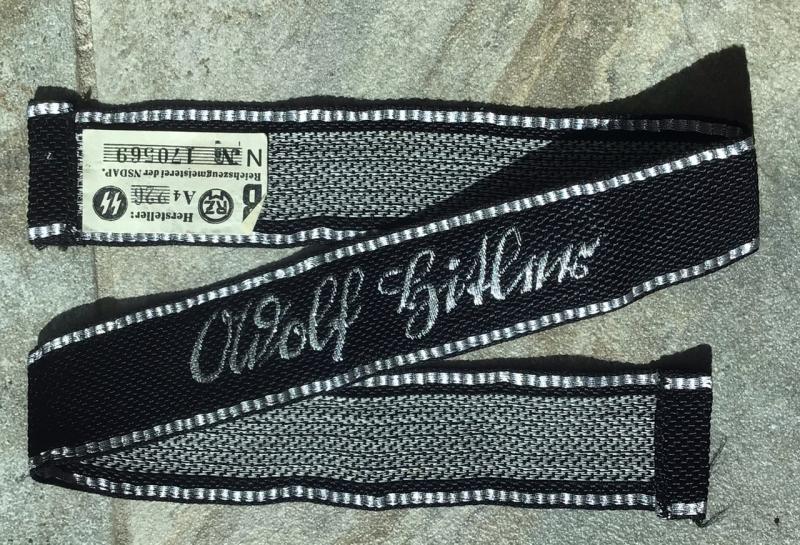 RARE AND MINT FLATWIRE ADOLF HITLER CUFFTITLE.