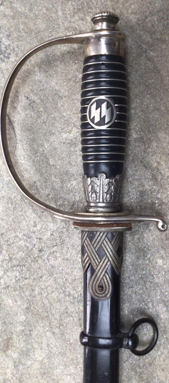 SS OFFICER SWORD BY KREBS.