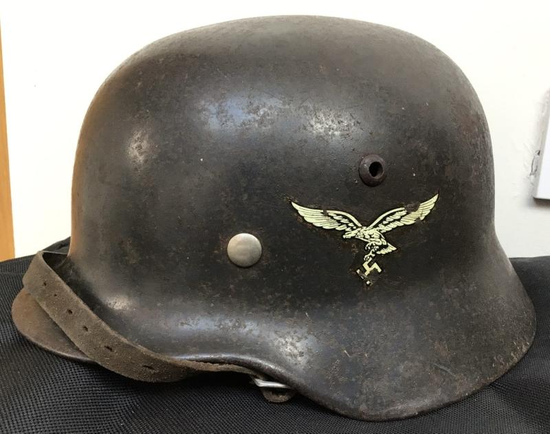 LUFTWAFFE M35 DOUBLE DECAL HELMET.