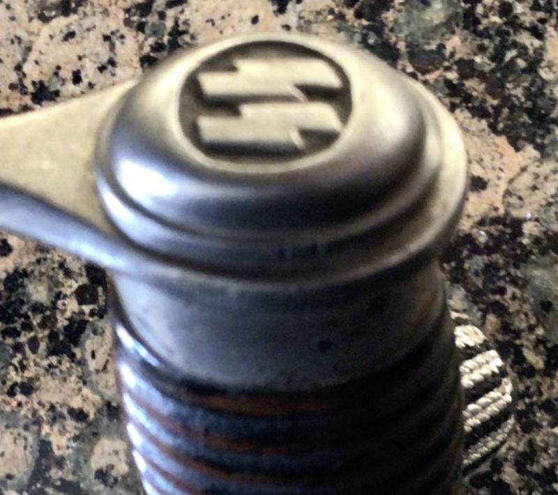 SS NUMBERED NCO DEGEN WITH KNOT.