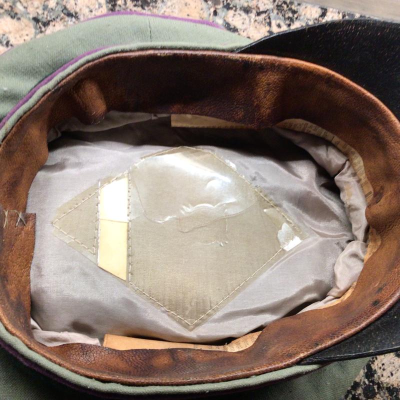 RARE WEHRMACHT CHAPLAINS CRUSHER CAP.