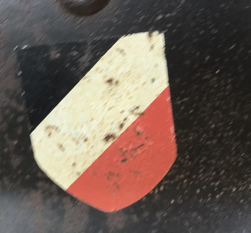 ARMY M35 DOUBLE DECAL HELMET.