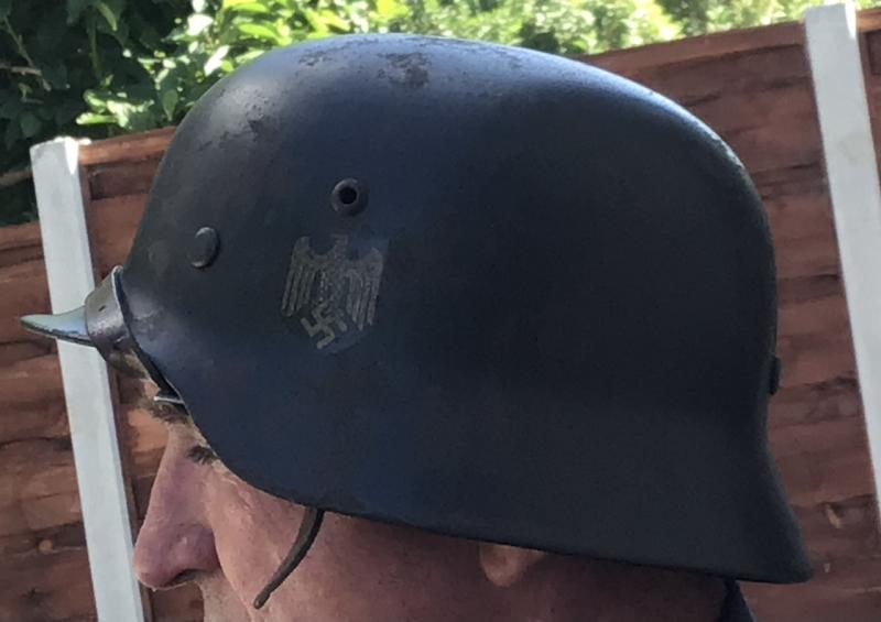 ARMY M35 DOUBLE DECAL HELMET.