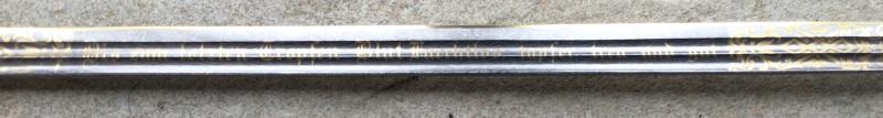 LUXUS DAMASCUS AND GILDED IMPERIAL DEGEN.