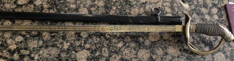 LUXUS DAMASCUS AND GILDED IMPERIAL DEGEN.